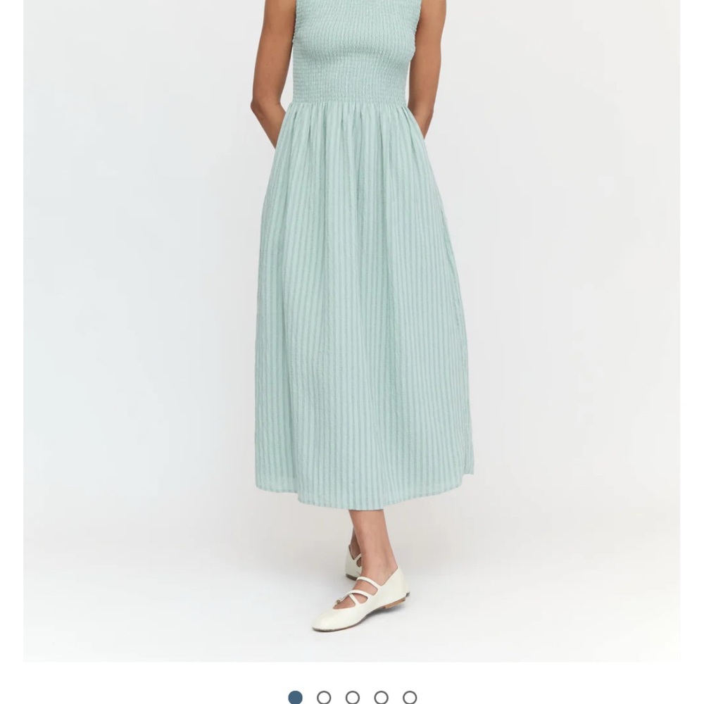 Hill House Light Green Maxi Dress